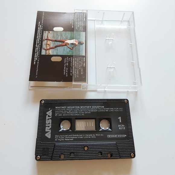 Whitney Houston self titled debut cassette tape vintage 1985 - Picture 4 of 4
